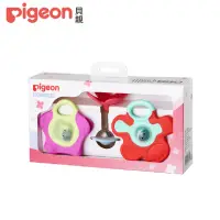 在飛比找momo購物網優惠-【Pigeon 貝親】小花固齒器禮盒