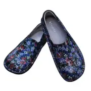 Alegria Debra Fieldings Floral Professional Platform Wedge Clogs 38