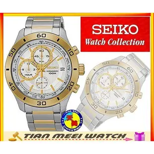 【全新原廠SEIKO】王力宏代言新款-三眼計時石英錶 SSB188P1【天美鐘錶店家直營】【下殺↘超低價有保固】