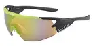 Bolle Aeromax Sunglasses Matte Black/Translucent Green Frame/Brown Emerald 12267