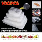 100PCS KITCHEN FOOD VACUUM BAG STORAGE BAGS FOR VACUUM SEALE