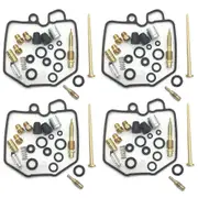 4X Motorcycle Carburetor Repair Rebuild for CB750 CB750C CB750K CB750SC 80-83 black gold