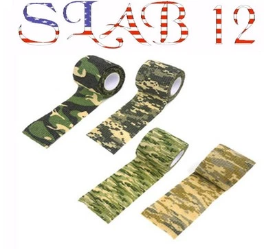 2" Self Adhering Bandages First Aid~Medical Tape. Sports Tape "CAMOUFLAGE"