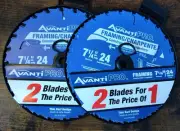 Avanti Pro Framing Circular Saw Blade 7-1/4 in. x 24-Teeth Carbide 4pk