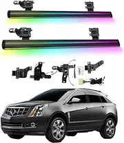 BJOHQ Electric Running Boards Compatible for Cadillac SRX 2010-2016 with Light, SUV, Off-Road & Pickup Trucks - Retractable Truck Steps & Nerf Bars