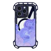 iPhone 16 Pro Ultra Bounce Case MagSafe Compatible Lavender Clouds
