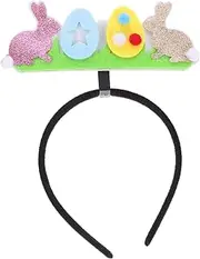 Easter Headdress Easter Plush Easter Decoration Easter Bunnies Headbands Easter Tree Decorations Makeup Headband Cartoon Headband Women Hair Accessories Headband Plastic
