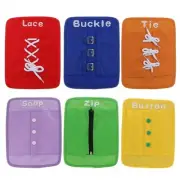 Educational Dress Learning Boards Puzzle Shoe Board Threading Toy for Kids