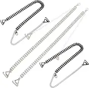 [CHILDWEET] Rhinestone Bra Shoulder Straps Decorative Bra Straps for Women's Lingerie Comfortable and Sturdy 2 Pairs
