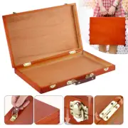 Wooden Box Drawing Painting Art Supplies Case retro Jewelry Storage 1x