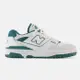 New Balance 550 男鞋 女鞋 休閒鞋 白綠【運動世界】BB550STA-D