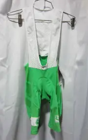 New With Tags Giordana Road Bike Cycling Bib Shorts - Green/White - Size XXS