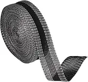 Long Lasting Iron-on Hemming Tape Black Edge Tape for Jeans DIY Tape Safe Material 1 Roll