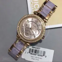 在飛比找Yahoo!奇摩拍賣優惠-MICHAEL KORS 正品全新 女錶mk6327