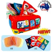 Baby Tissue Box Toy, Montessori Toys For Babies 6-12 Months Sensory Toys Magic