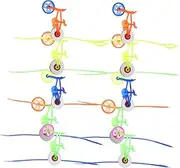 Kisangel 20Pcs Mini Inertia Bicycle Gear Riding Educational Finger Playthings for Classroom Prize Box Party Favors