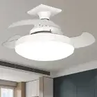 Ceiling Fans with Light 3 Colour Temperatures Bladeless LED Ceiling Fan Room
