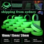 3M x10/15/20mm Luminous Tape Sticker Decorative Glow in the Dark Safety Tape New