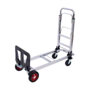 Hand Truck 2 in 1 Folding Dolly Cart 180kg Capacity Heavy Duty Aluminium