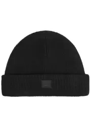 Acne Studios Kansy Black Wool-blend Beanie ONE SIZE