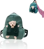 Kids Bear Backpack - Lightweight,Travel Bag for Toddlers, Boys, Girls - Preschool Shoulder Bag for Kindergarten School - Green