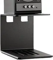 Speaker Desk Stand - Desk Mounted Speaker Stands | Heavy-Duty Studio Monitor Support with Vibration Absorption Pads for Home