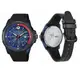 Citizen Eco-Drive 漫威英雄聯名款蜘蛛俠時尚流行橡膠腕錶-藍黑款-AW1156-01W