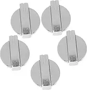 Mobestech Upgrade Your Gas Cooker 5 Pack Stainless Steel Stove Knobs Easy Turn On/Off Stove Control Knobs for Gas Stove
