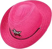 [Ipetboom] Western Cowboy Hat for Boys and Wide Brim Sun Protection Hat for Outdoor Activities