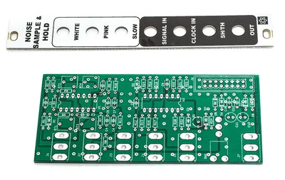 MST Noise / Sample and Hold / Track and Hold Eurorack PCB & Panel by Synthrotek