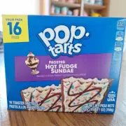 Pop Tarts Frosted Hot Fudge Sundae Toaster Pastries 16 Count Box Breakfast Snack