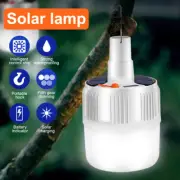 Solar Camping Tent Light Rechargeable LED Flashlight Power Torch Lantern Light