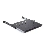 LDR Sliding 1U Shelf Recommended for 450mm to 600mm Deep Server Racks, Supports