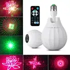 6W E27 Adjustable Magic Ball RGB LED Stage Light Bulb For Home Disco Party DJ AU