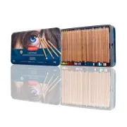 Derwent Lightfast Colored Pencils 72 Tin Set of 72 4mm Wide Core 100 Lightfast O