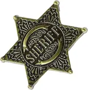 [JEWEDECO] Sheriff Badge Police Pin Badge Police Accessories Badge Accessories Badge Pins Badges Police Badge Vintage Brooch