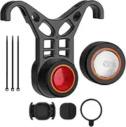 Rear Cycling Light | Waterproof Brake Sensing Rear Bike Light,Smart Sensing Warning Lighting with 5 Modes Magnetic Bike Accessories for Scooter Mountain Road