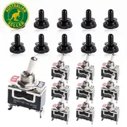 Toggle Switches 10 Pack 2 Pin on off SPST Car Rocker Toggle Switch 15A 250V Heav