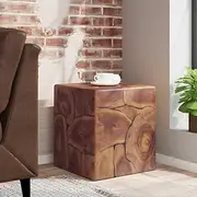 Stool Solid Teak Wood Outdoor Furniture Home Decor Garden Seating