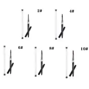 Kolinsky Sable Acrylic Brush DIY Drawing Flat Round Black Art Brush