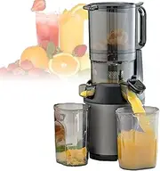 300w cold Press Slow Juicer, Juicer Machines, With Triple Filter, with 13cm Feeding Chute, Portable Pomace Separation Juicer Fruit juicer, for Fruits Vegetables,Grey