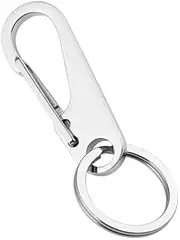 Keychain,Key Ring Clip for Men and Women,Universal Key Chain Hook with Quick Release,Stainless Steel Car Keyring