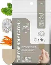 The Friendly Patch – Clarity Mushroom Patches with Lion’s Mane Mushroom, Reishi, Cordyceps & Ashwagandha – Nootropic Energy, Memory, Focus for Women and Men 8 Pack