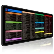 IDEA Cheat Sheet Desk Pad, Extended Large Gaming Mouse Pad, Big XXL Computer ...