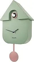 Fisura - Cuckoo Clock. Wall Clock. Original Wall Clock for Gift. 3 AA Batteries not Included. 21,5 x 8 x 41,5. Material: ABS Plastic. (Mint)