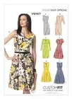 Vogue Sewing Pattern 9167 Misses 14-22 Easy Dress Notch-Neck Princess-Seams