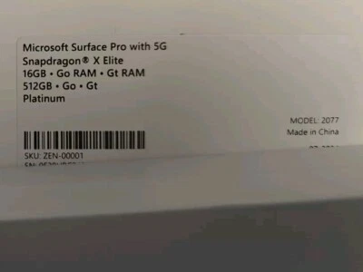 Microsoft Surface Pro 11 Copilot+ PC 13 OLED Snapdragon X Elite 16GB 512GB 5G