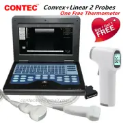 2 Probes Ultrasound Scanner Laptop Diagnostic Ultrasonic Systems Convex+Linear