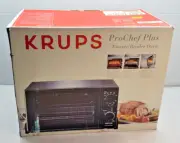 Krups ProChef Plus 553 Toaster Broiler Oven Black NIB