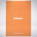 法國 RHODIA HEAD-STAPLED NOTEPAD A4 N18 上掀式點格筆記本: 橘色/ORANGE